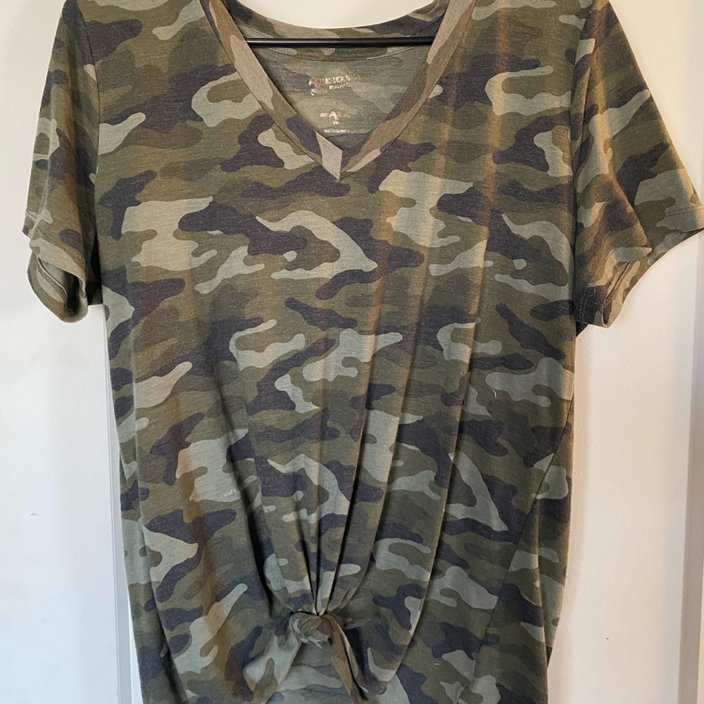 Camo Tied Tee